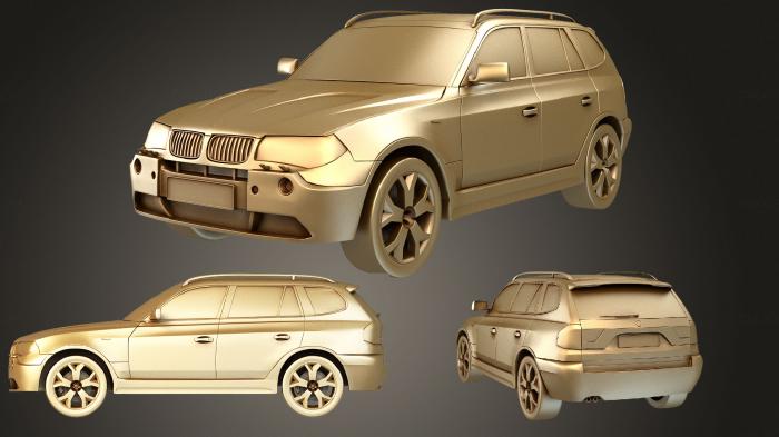 نموذج ثلاثي الأبعاد لآلة CNC السيارات والنقل سيارة BMW X3